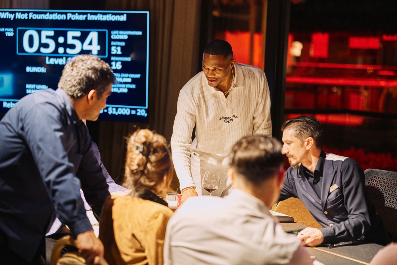 The deal at the table